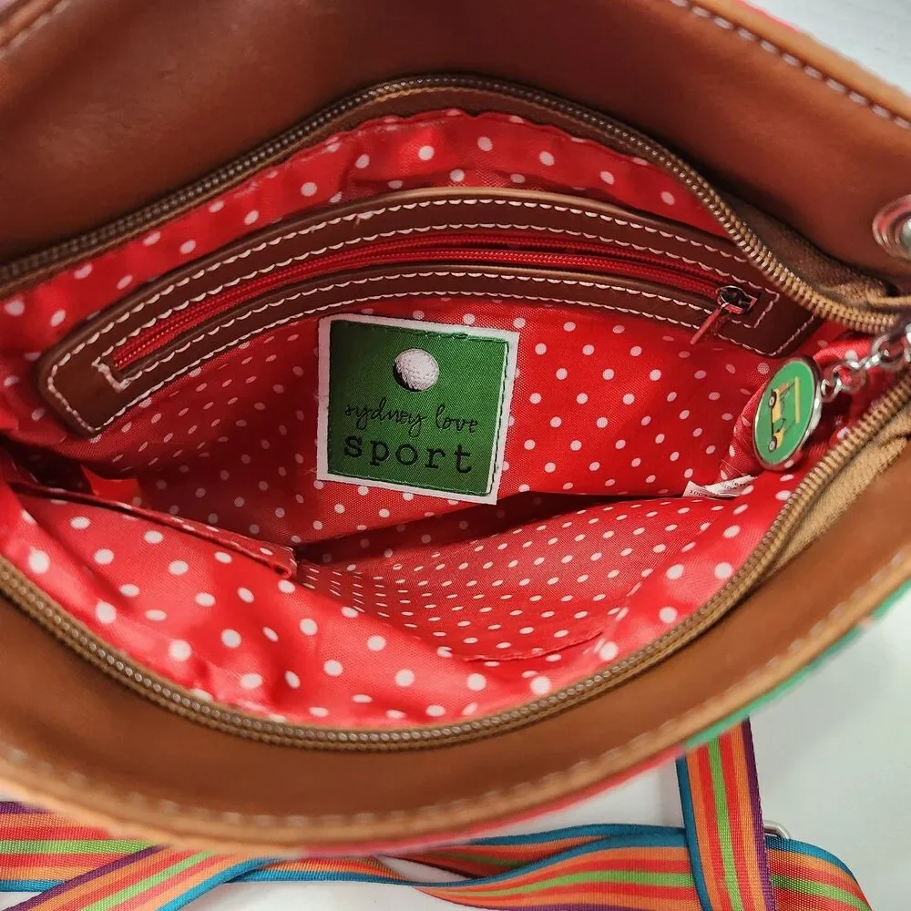 Sydney Love Sport Golf Crossbody Bag Championship Round Multi-Color Ripstop - Picture 5 of 16